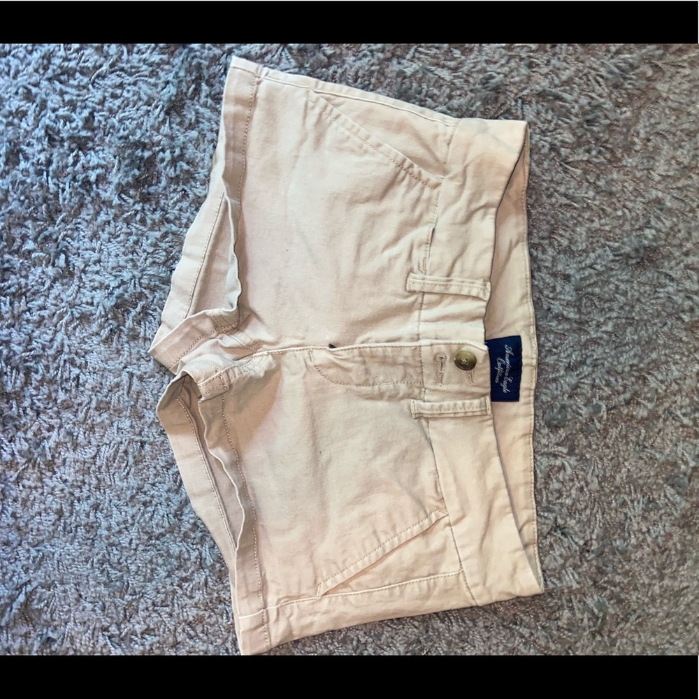 AE khaki shorts